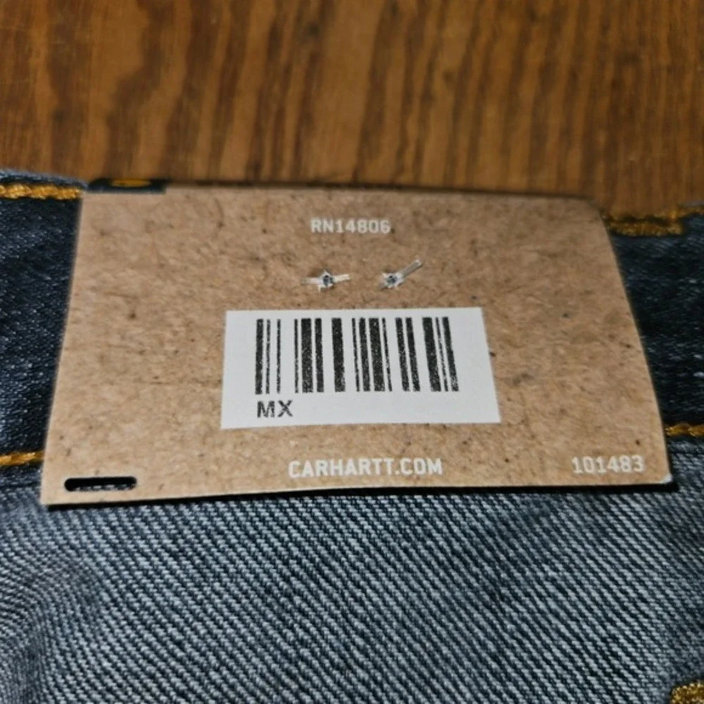 Carhartt Mens 40x32 Relaxed Fit Holter Jean Blue‎ Denim Work Pants BD1483-M NWT